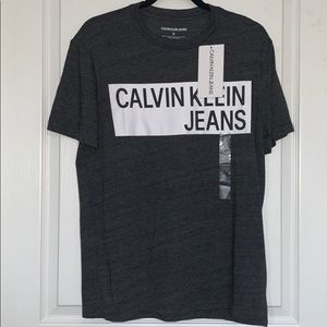 Calvin Klein Grey Logo Tee
